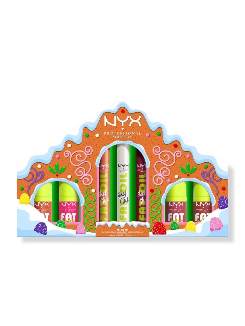 NYX Professional Gingerbread House Fat Oil Kit